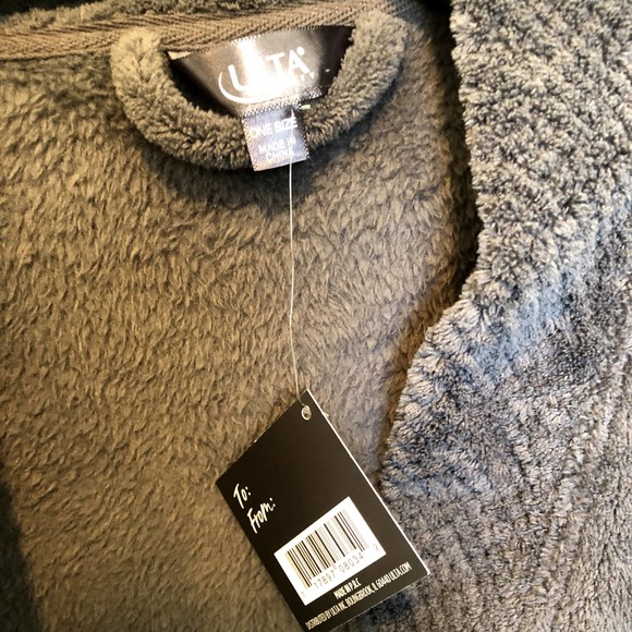 nwt ulta gray push robe one size - Picture 3 of 3